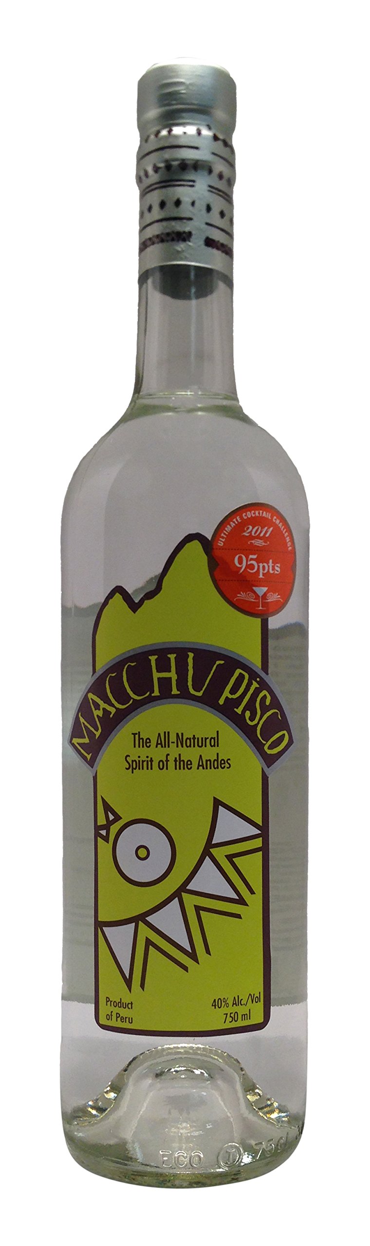 Amazon.com: Puro Peru Macchu Pisco, 750 mL, 80 Proof